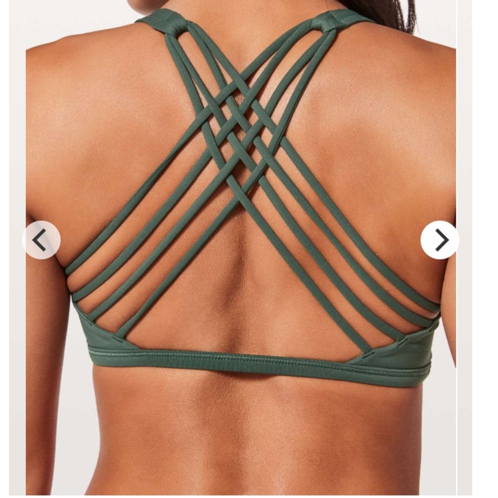 Lululemon Free To Be Bra (Wild) Dark Forest